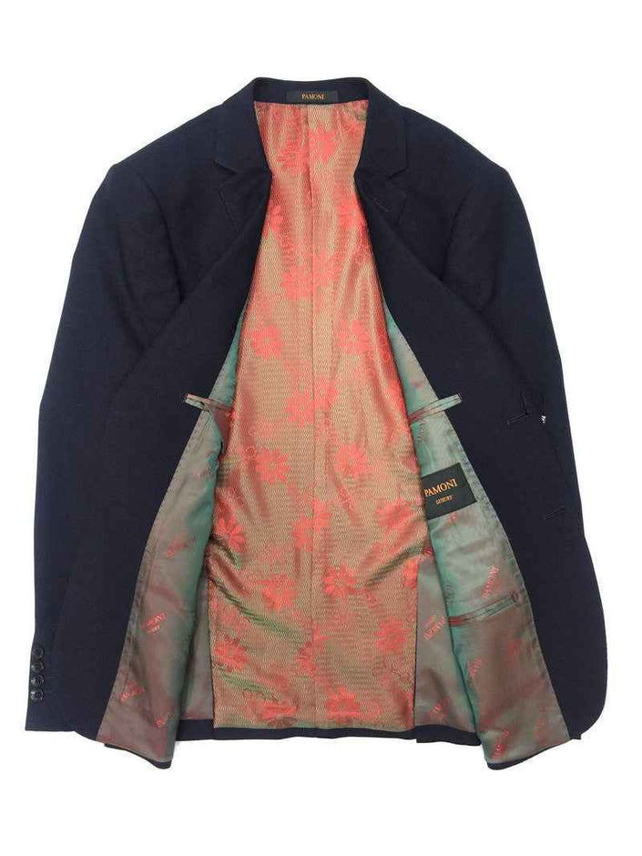 Violet Birdseye 2-button Slim Fit Suit