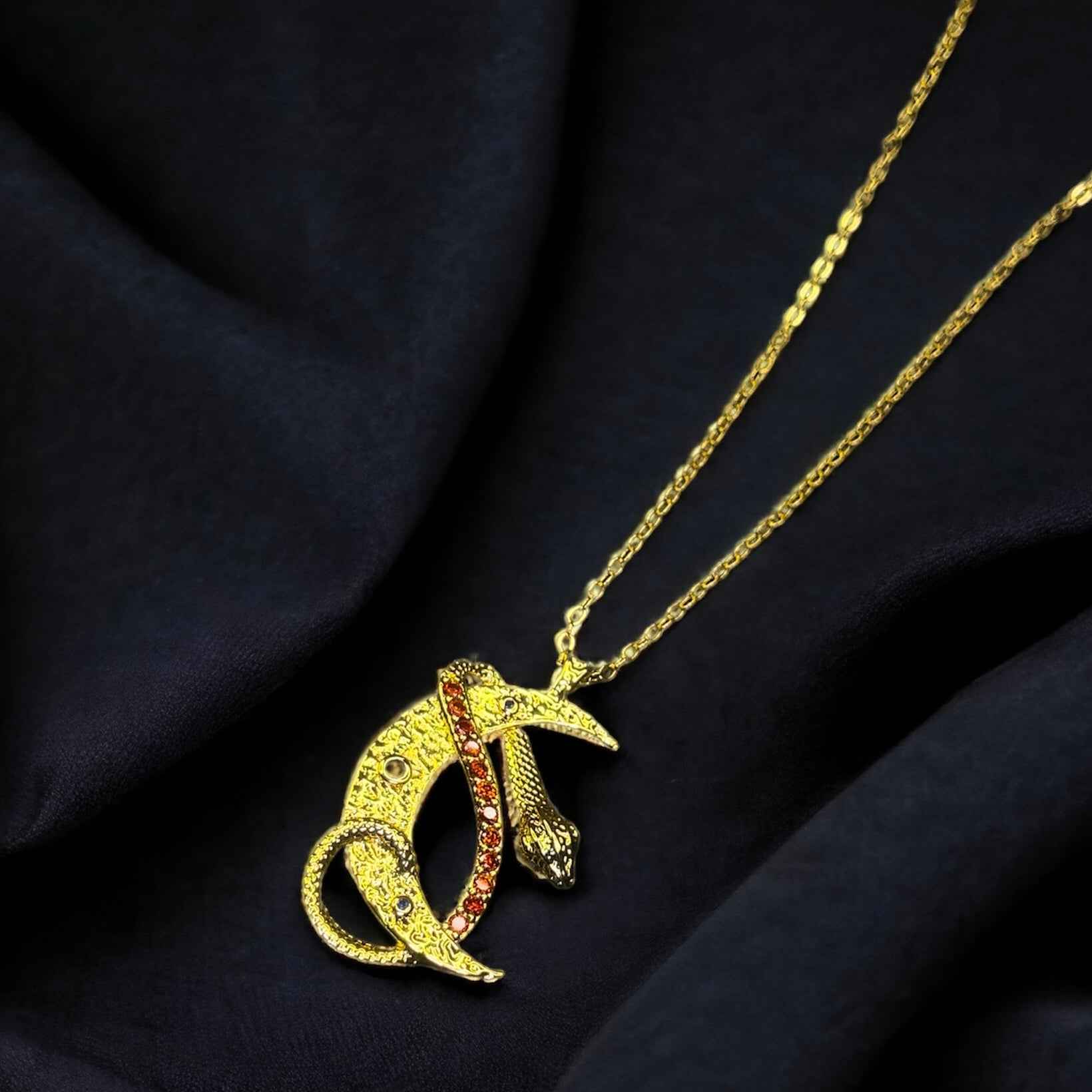 Scarabia - Serpent Moon Necklace