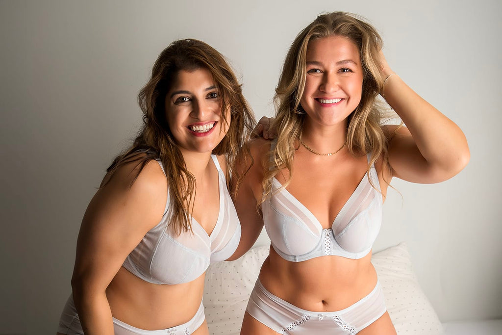 Shea Full Bust Unlined Plunge Bra - Silver