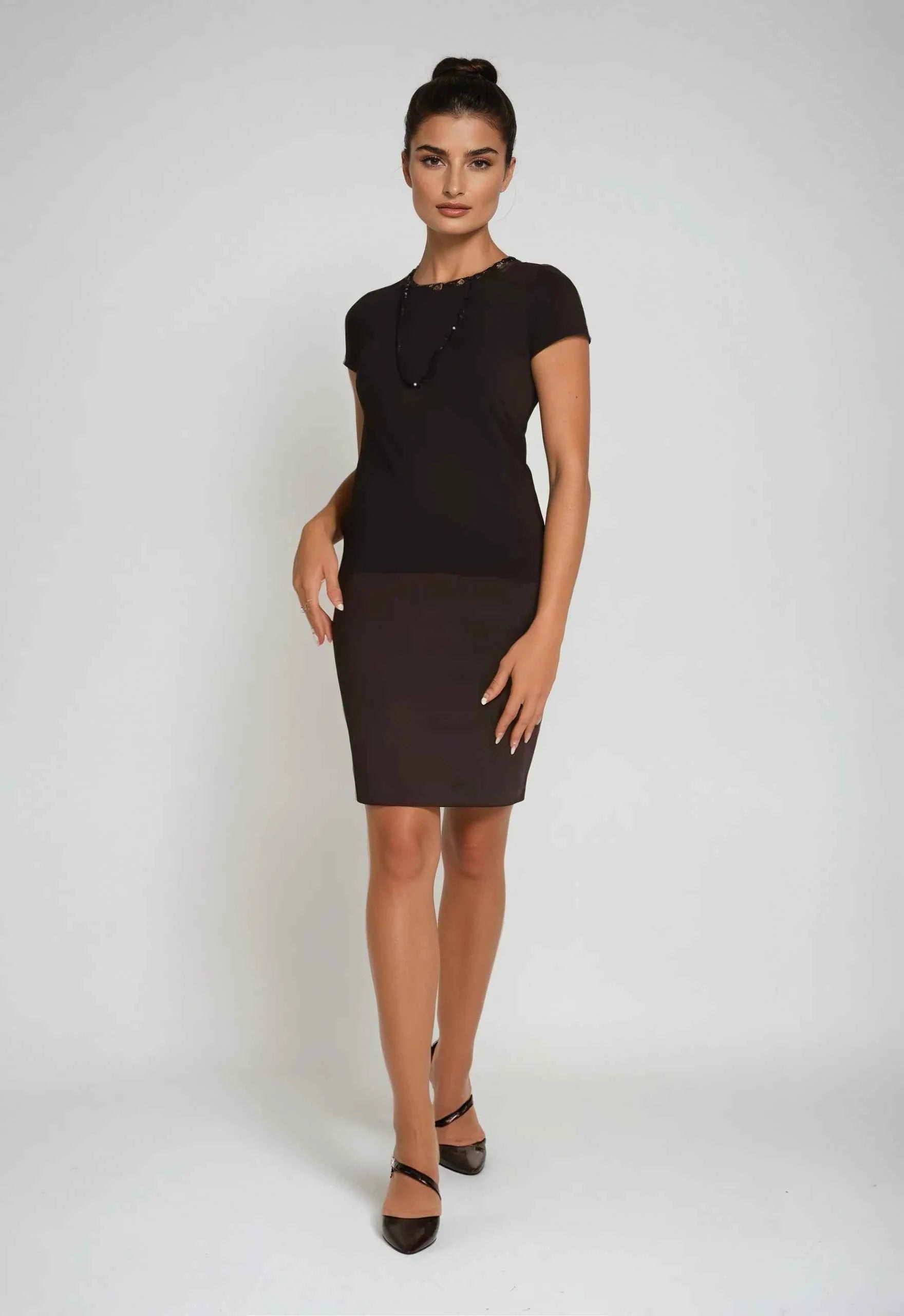 Straight Skinny Short Skirt