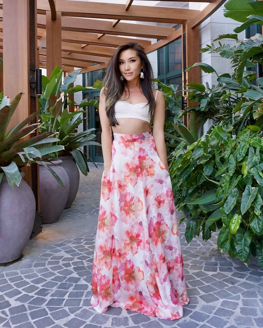 Show Skirt - Sunset Bloom