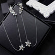 Flower Threader Ear cuff Earrings