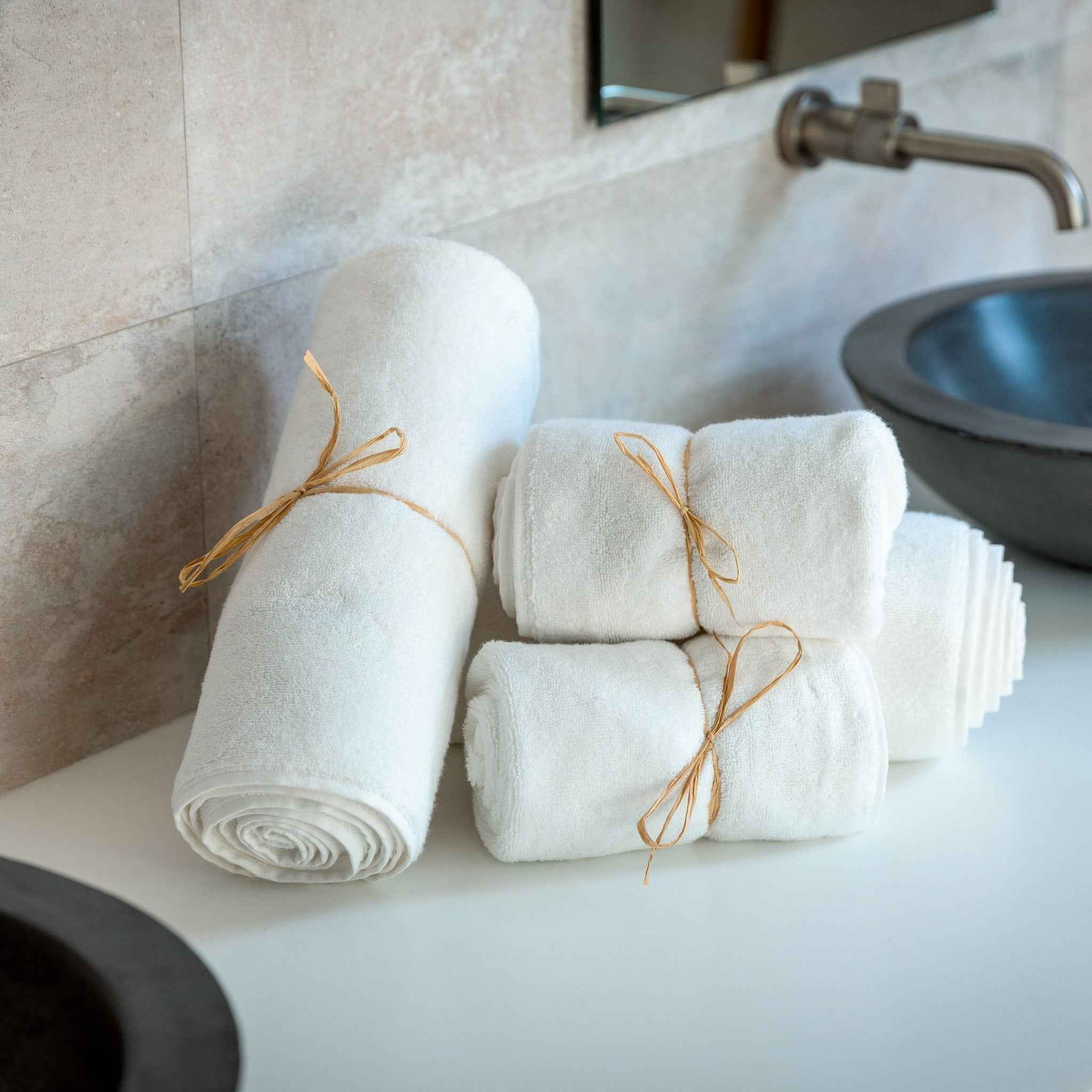 Luxury Organic Bath Towel Set | Soft, Plush, Eco-Friendly Towels