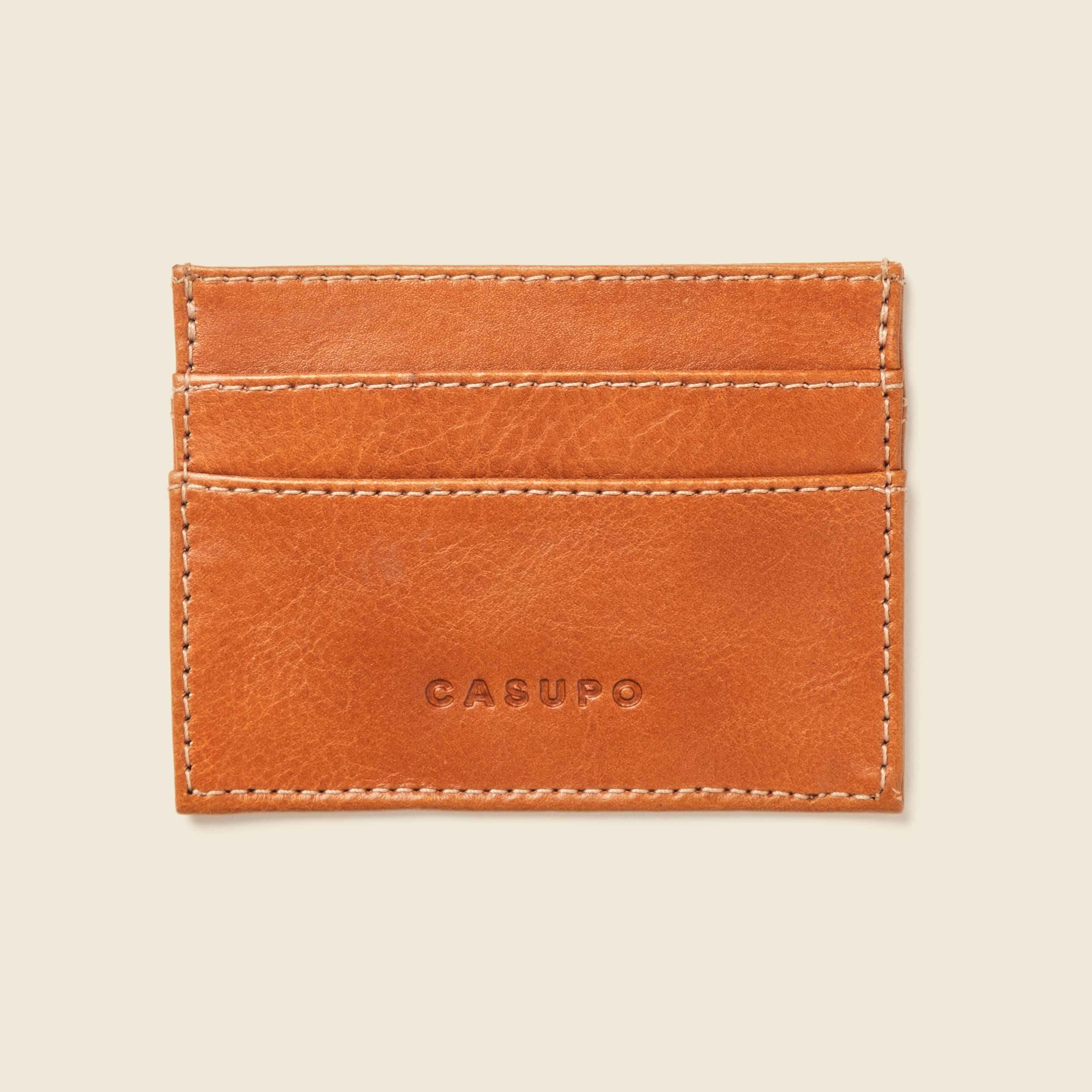 Slim Card Holder Wallet with RFID Protection - Natural