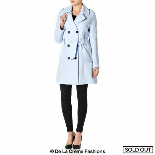 Spring/Summer Military Double Breasted Trench Coat (9049-SP) - Pikemla