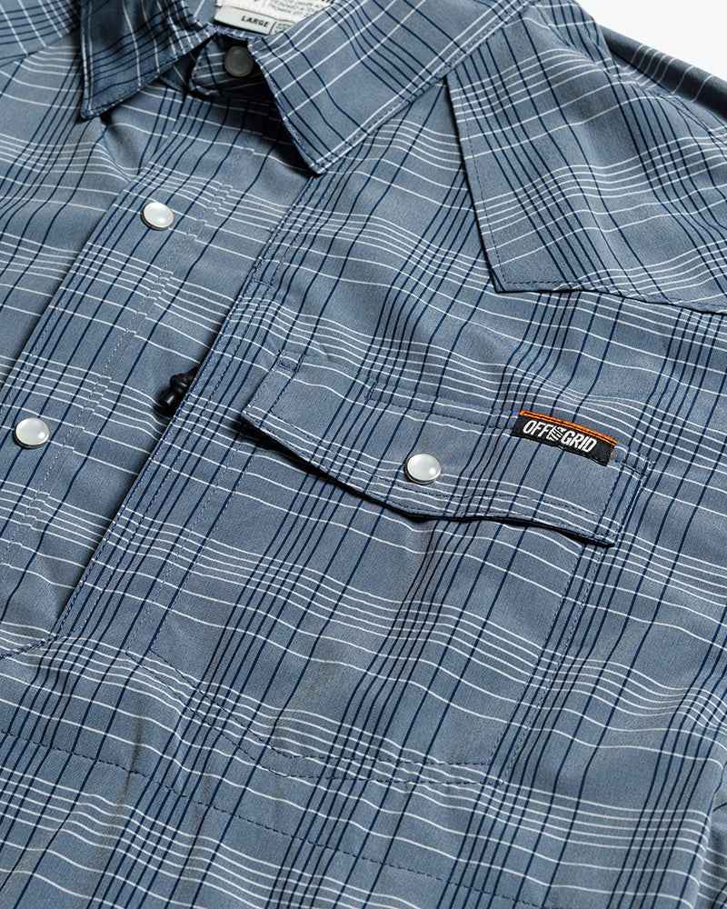 Deke SS Shirt - Dusty Royal