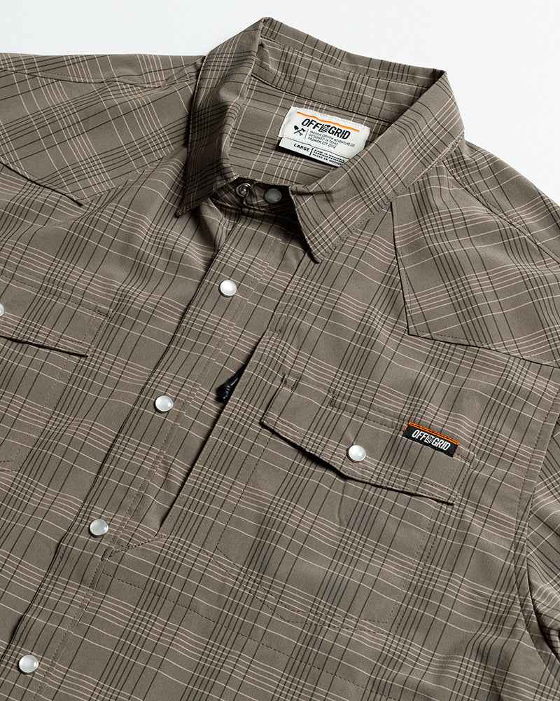 Deke SS Shirt - Beluga Brown