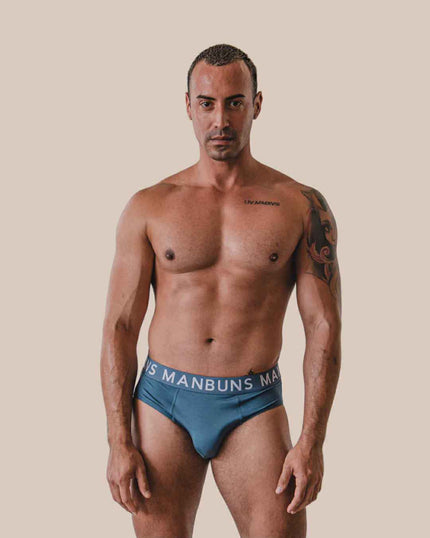 Men's Classic Steel Blue Brief Underwear