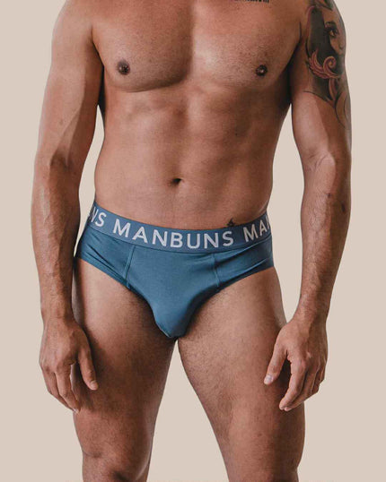 Men's Classic Steel Blue Brief Underwear