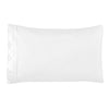 Scallop Frame Embroidered Cotton Percale Pillowcase Pair