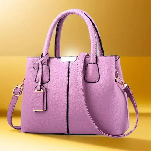 Stylish Leather Handbag Diagonal - Pikemla