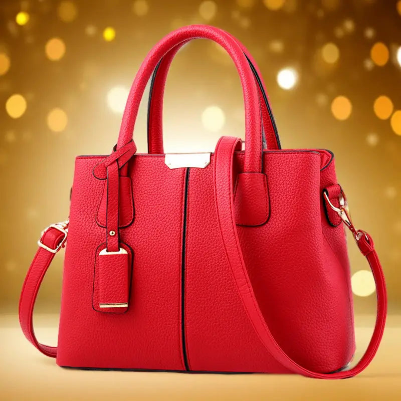 Stylish Leather Handbag Diagonal - Pikemla