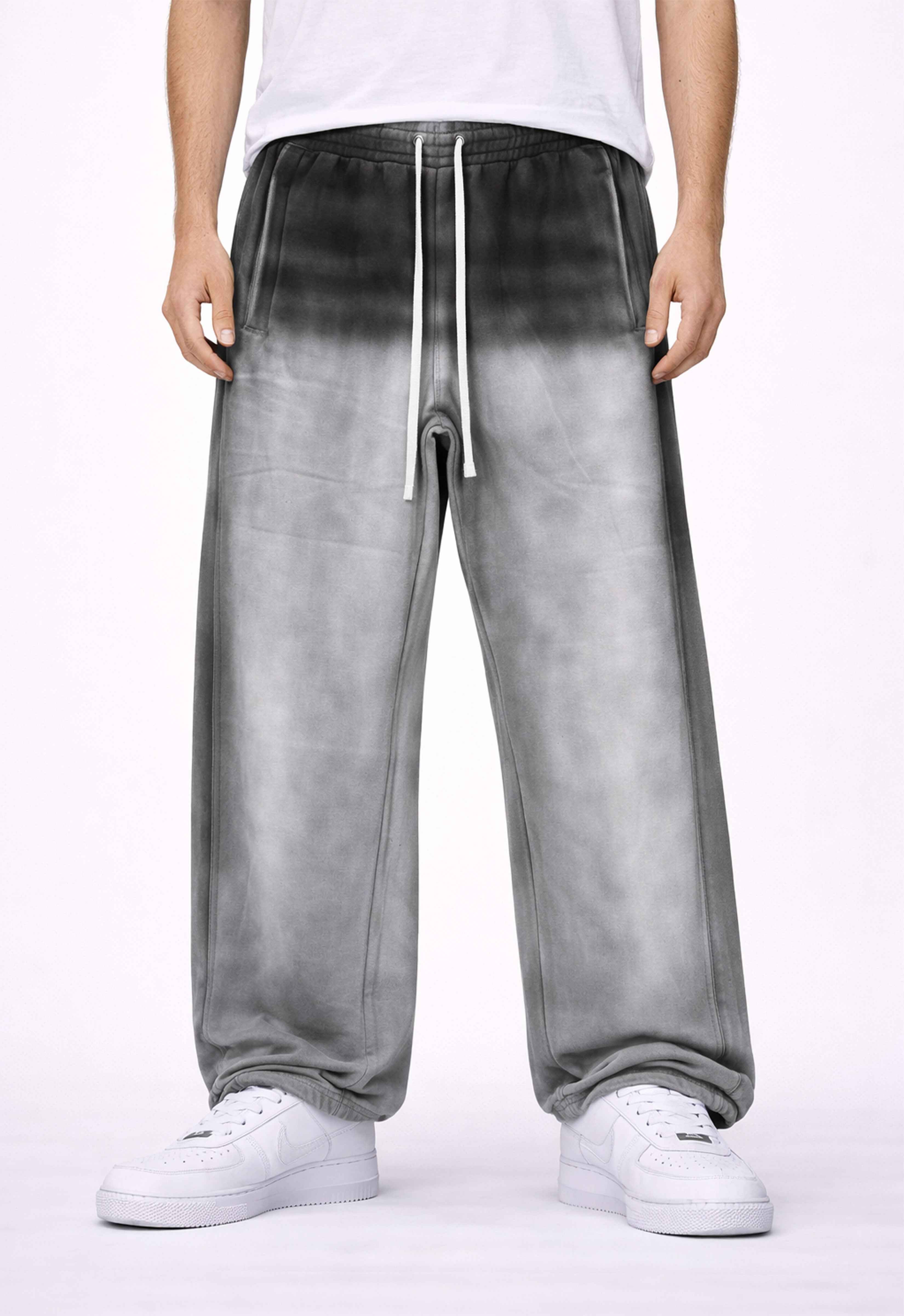 NOIR DIPPED SWEATPANTS