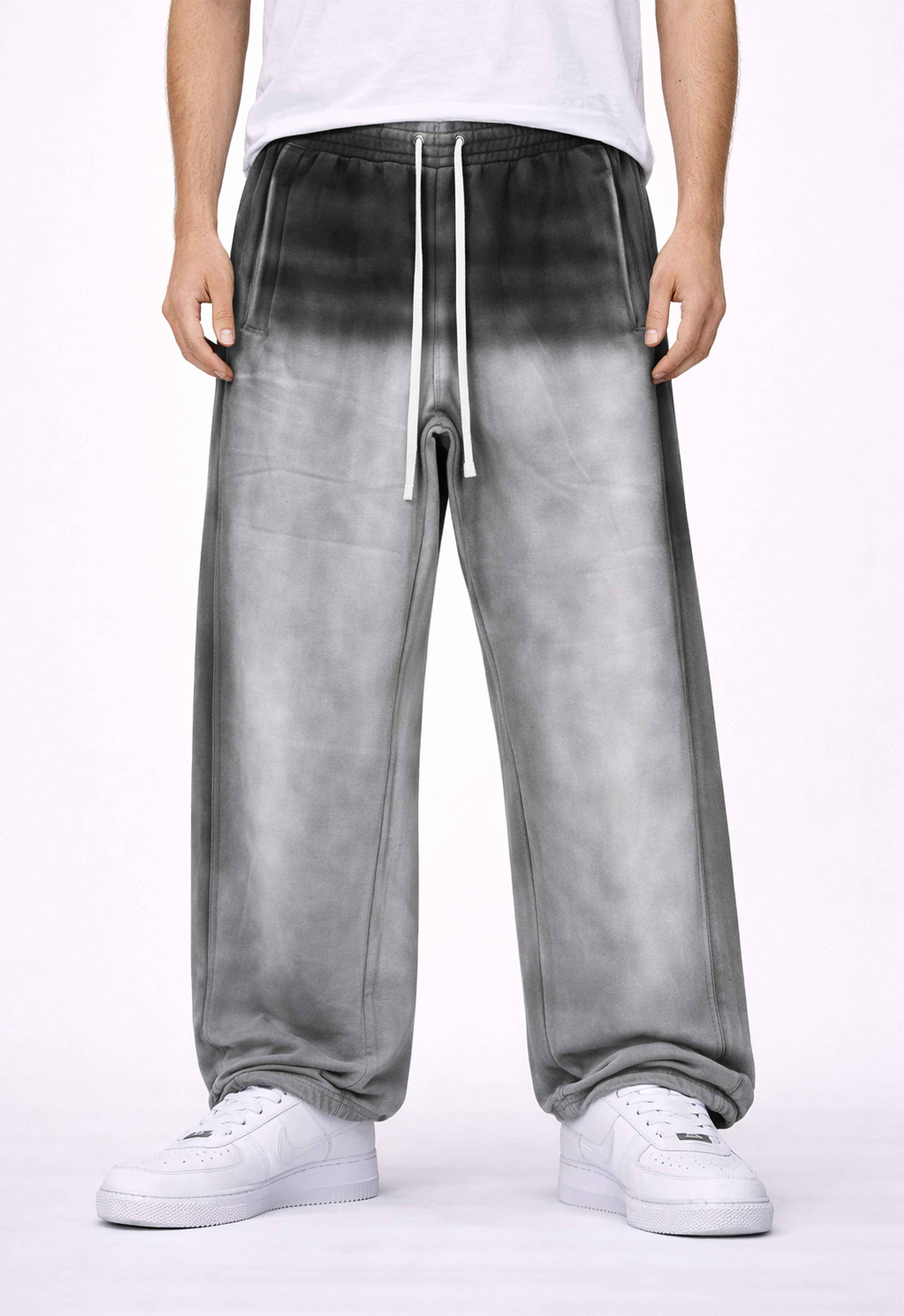 NOIR DIPPED SWEATPANTS