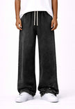 NOIR DISTRESSED SWEATPANTS