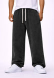 ACID WASH PANEL SWEATPANTS