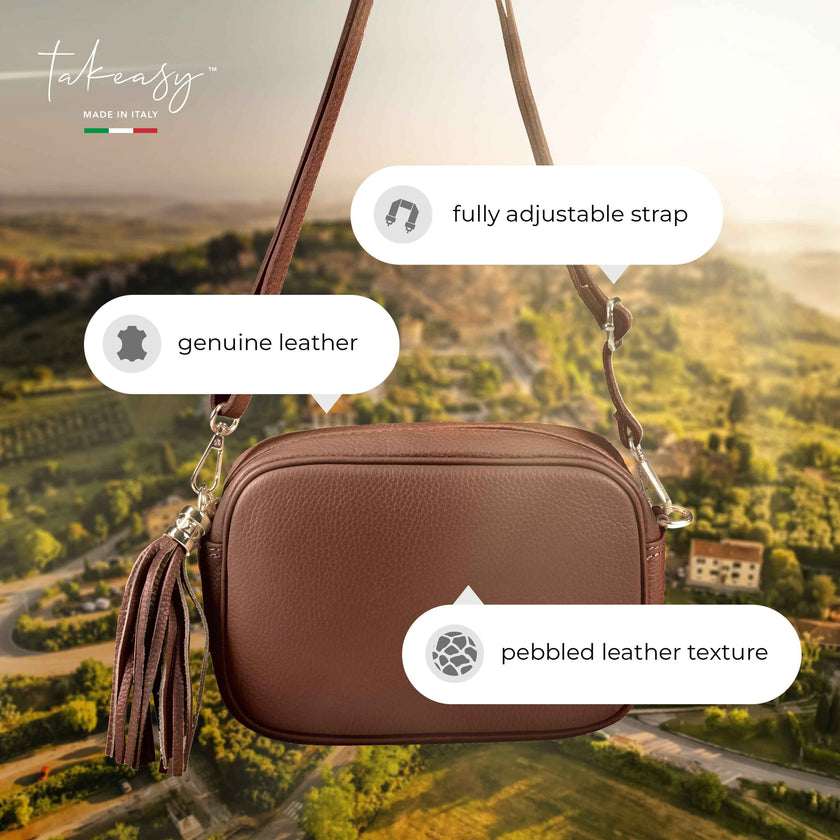 Calf Leather Crossbody Bag 231302