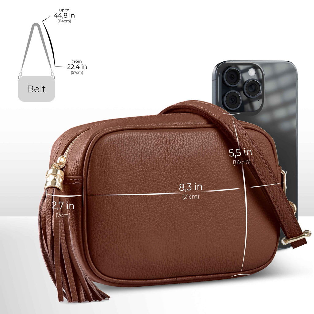 Calf Leather Crossbody Bag 231302