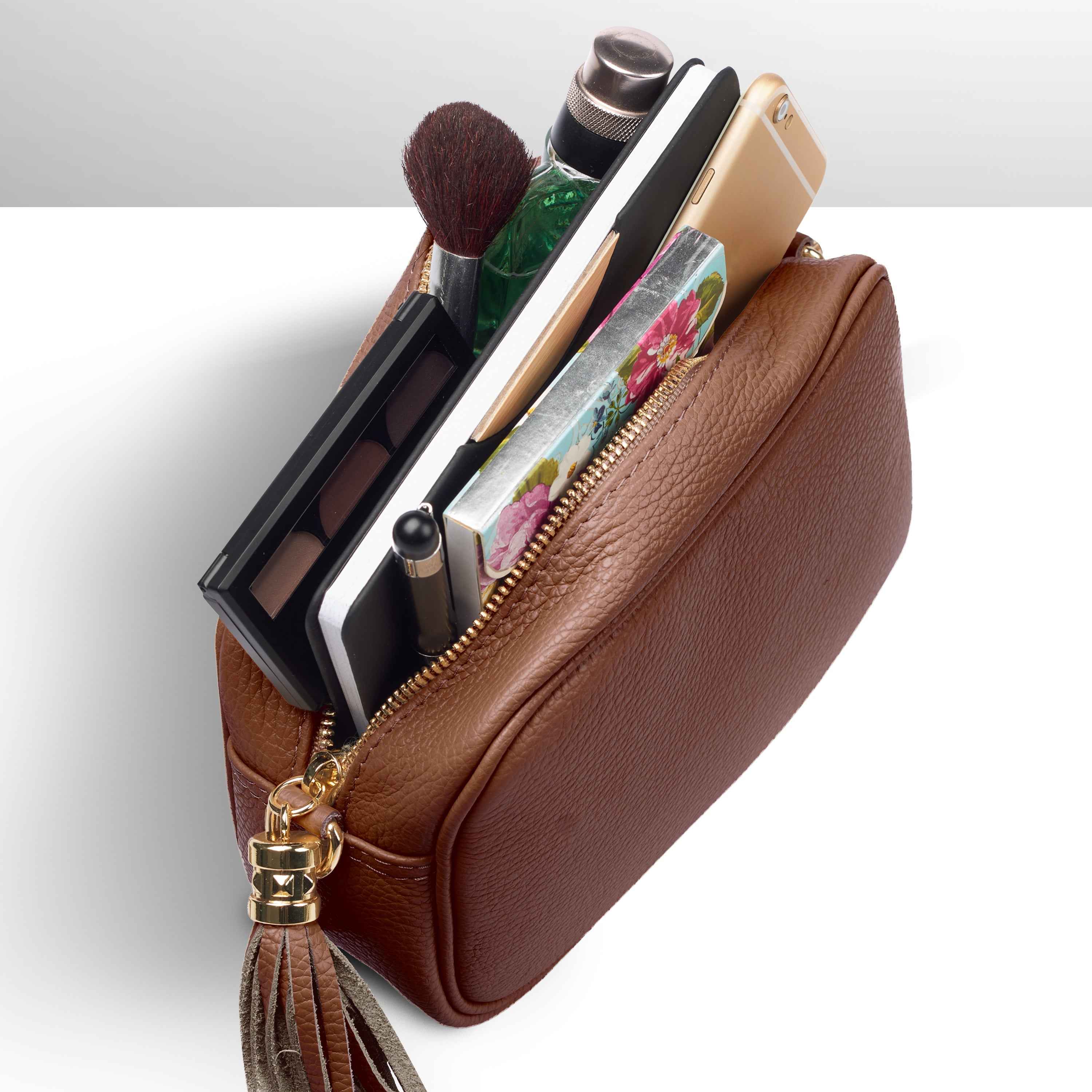 Calf Leather Crossbody Bag 231302