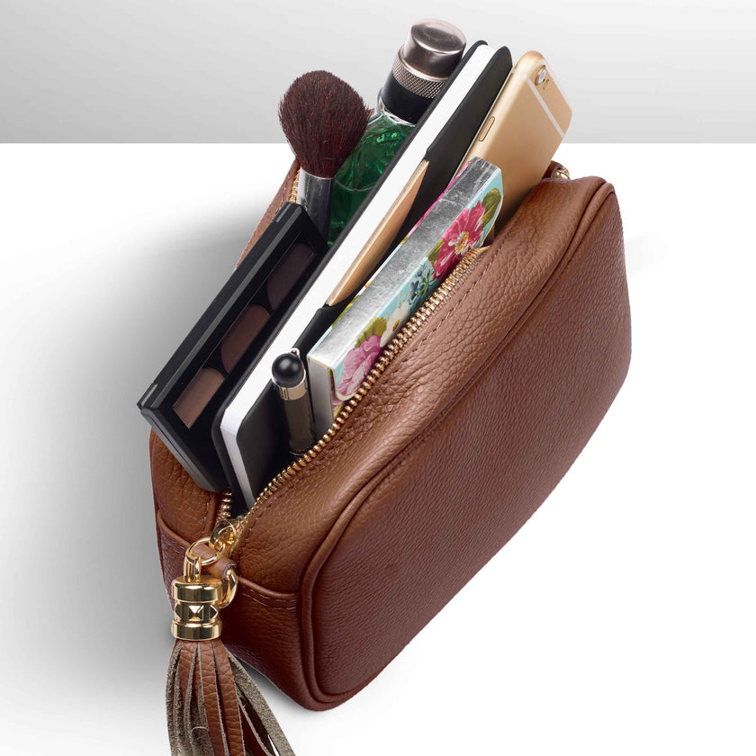 Calf Leather Crossbody Bag 231302