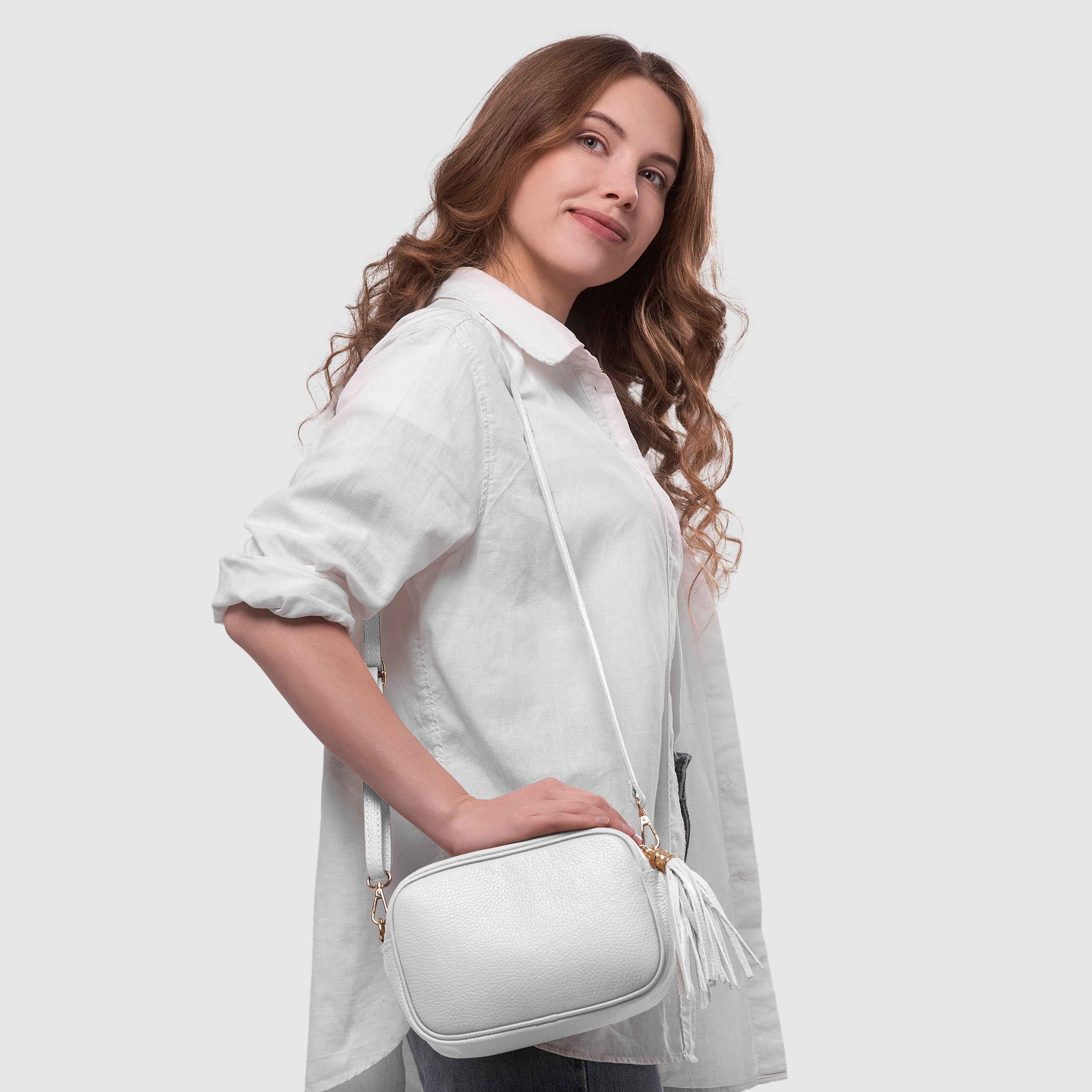 Calf Leather Crossbody Bag 231302