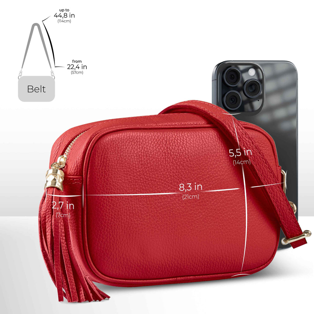 Calf Leather Crossbody Bag 231302
