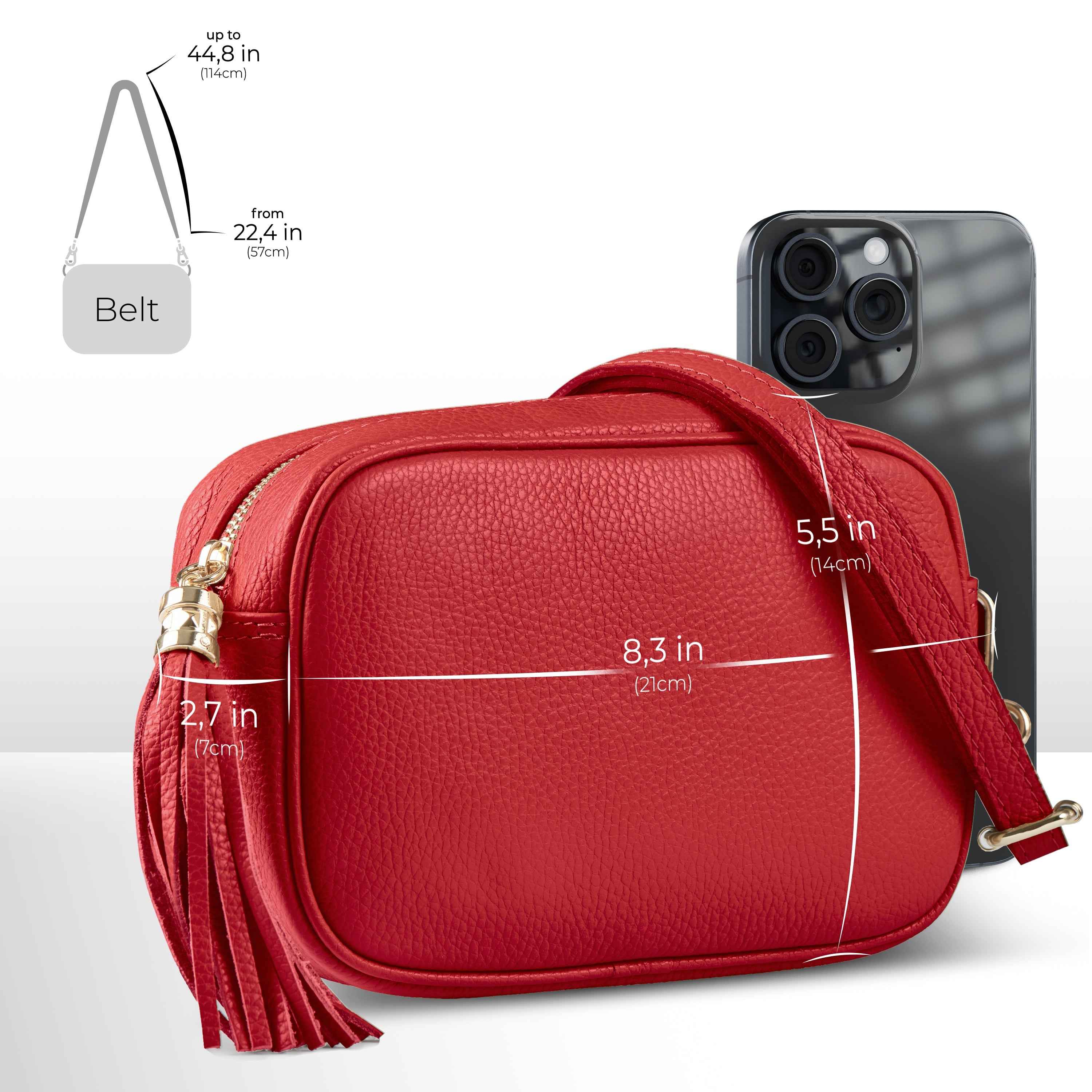 Calf Leather Crossbody Bag 231302