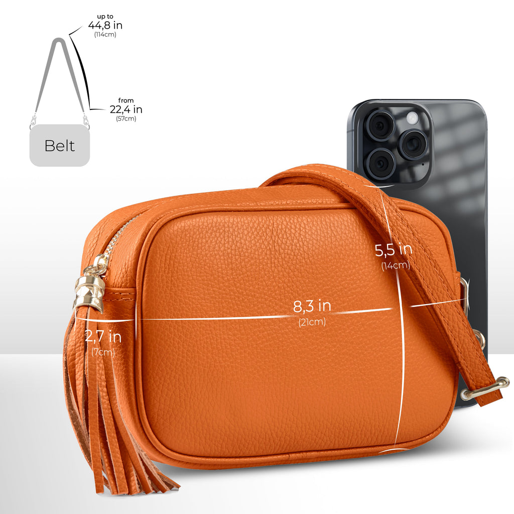 Calf Leather Crossbody Bag
