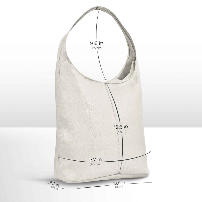 Calf Leather Hobo Bag 011943