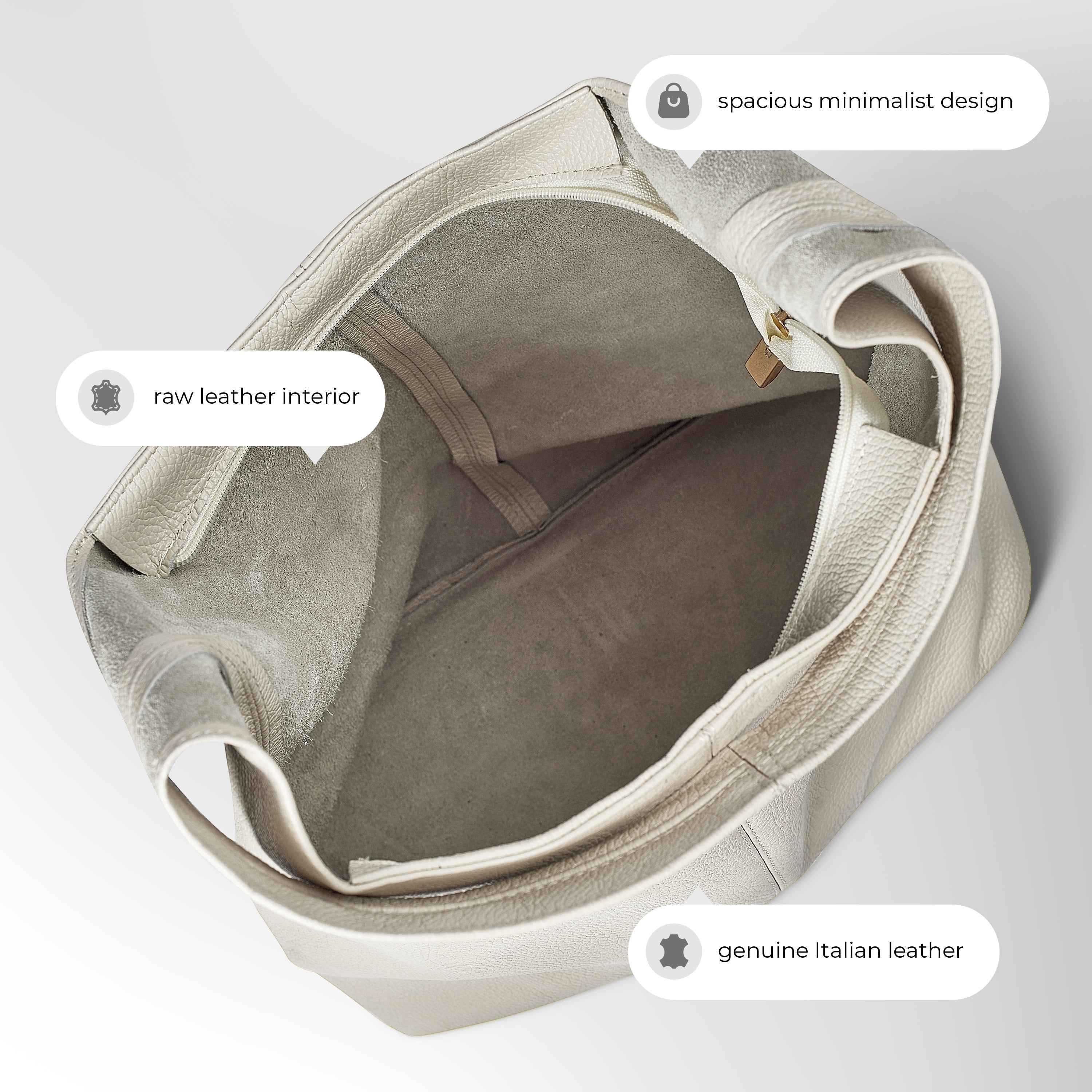 Calf Leather Hobo Bag 011943