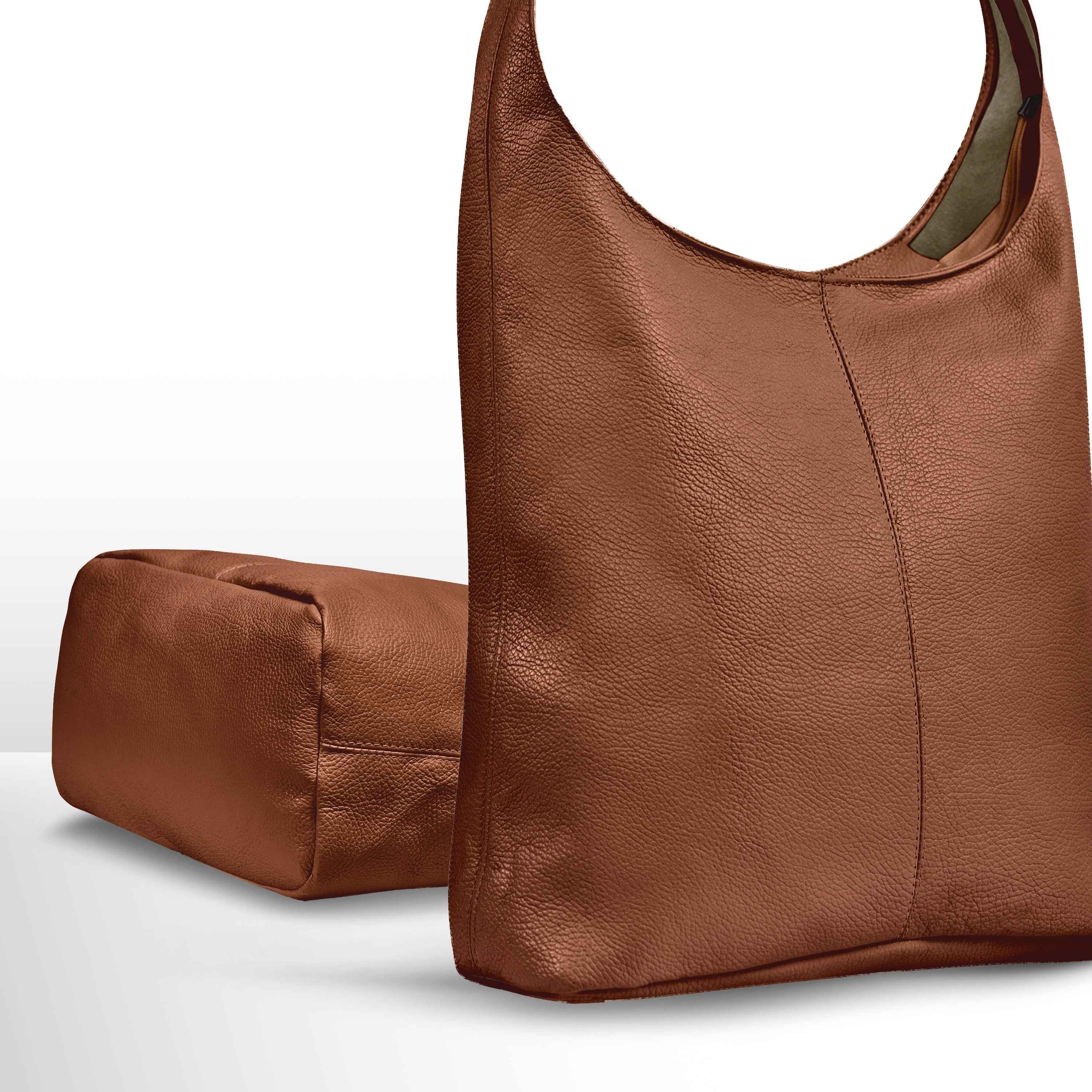 Calf Leather Hobo Bag 011943