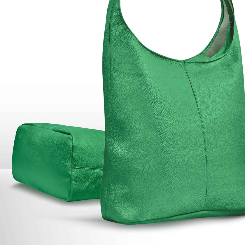 Calf Leather Hobo Bag 011943