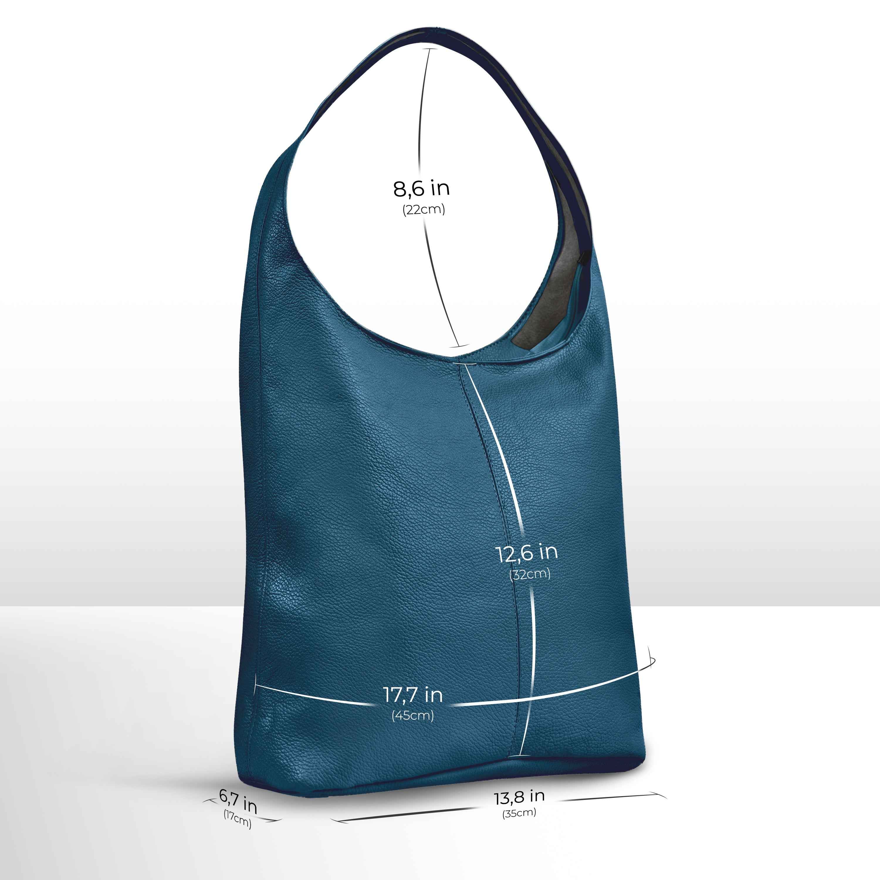 Calf Leather Hobo Bag 011943