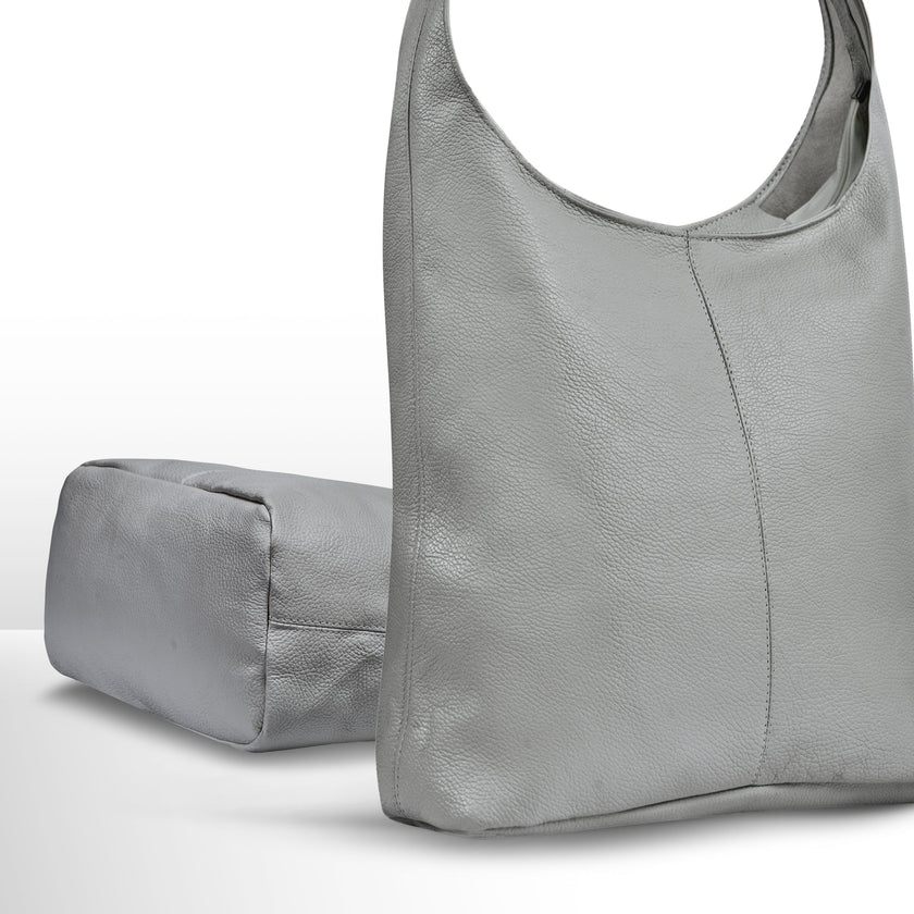 Calf Leather Hobo Bag