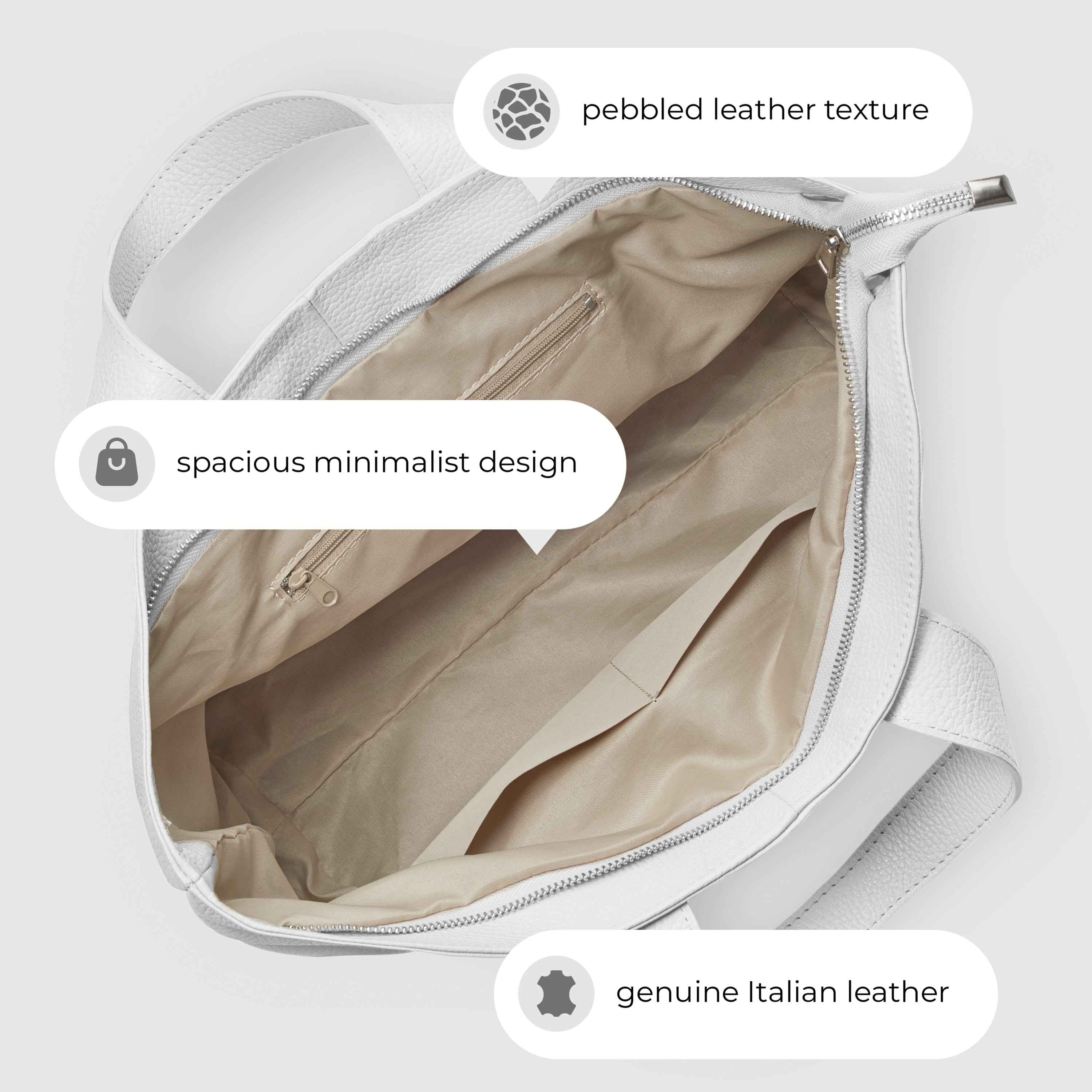 Calf Leather Tote Bag 122500