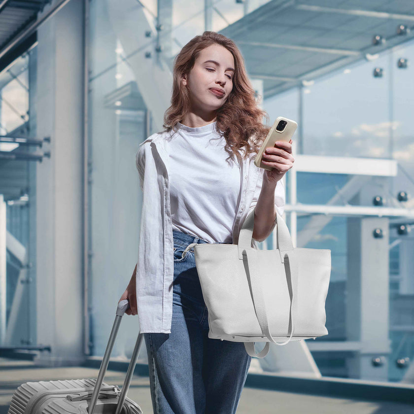 Calf Leather Tote Bag 122500