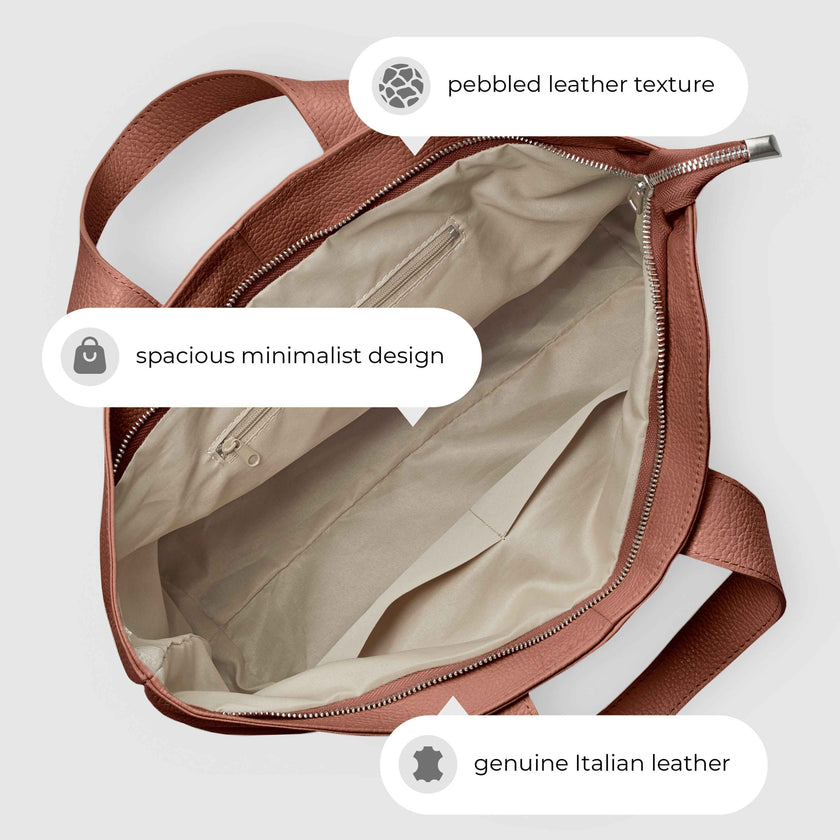 Calf Leather Tote Bag 122500