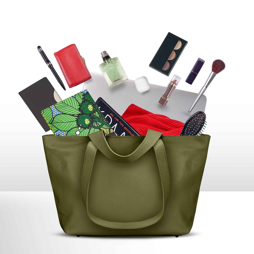 Calf Leather Tote Bag 122500