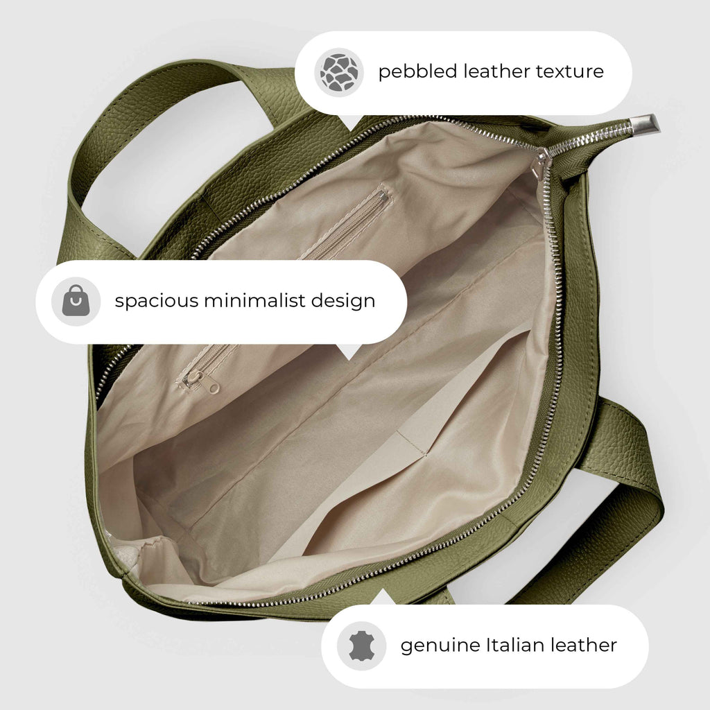 Calf Leather Tote Bag 122500