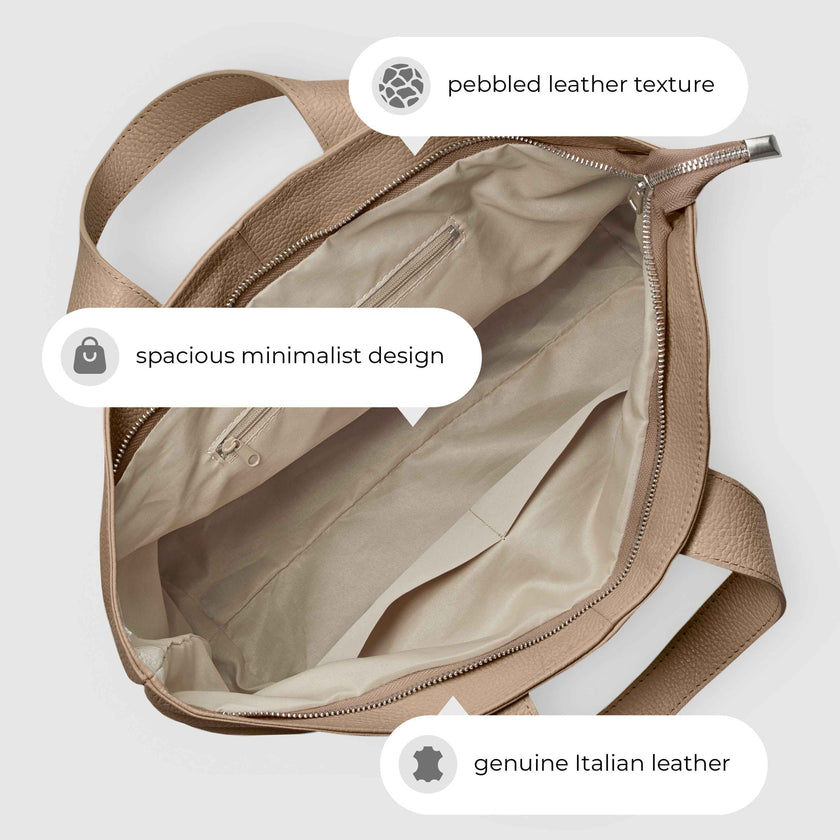 Calf Leather Tote Bag 122500