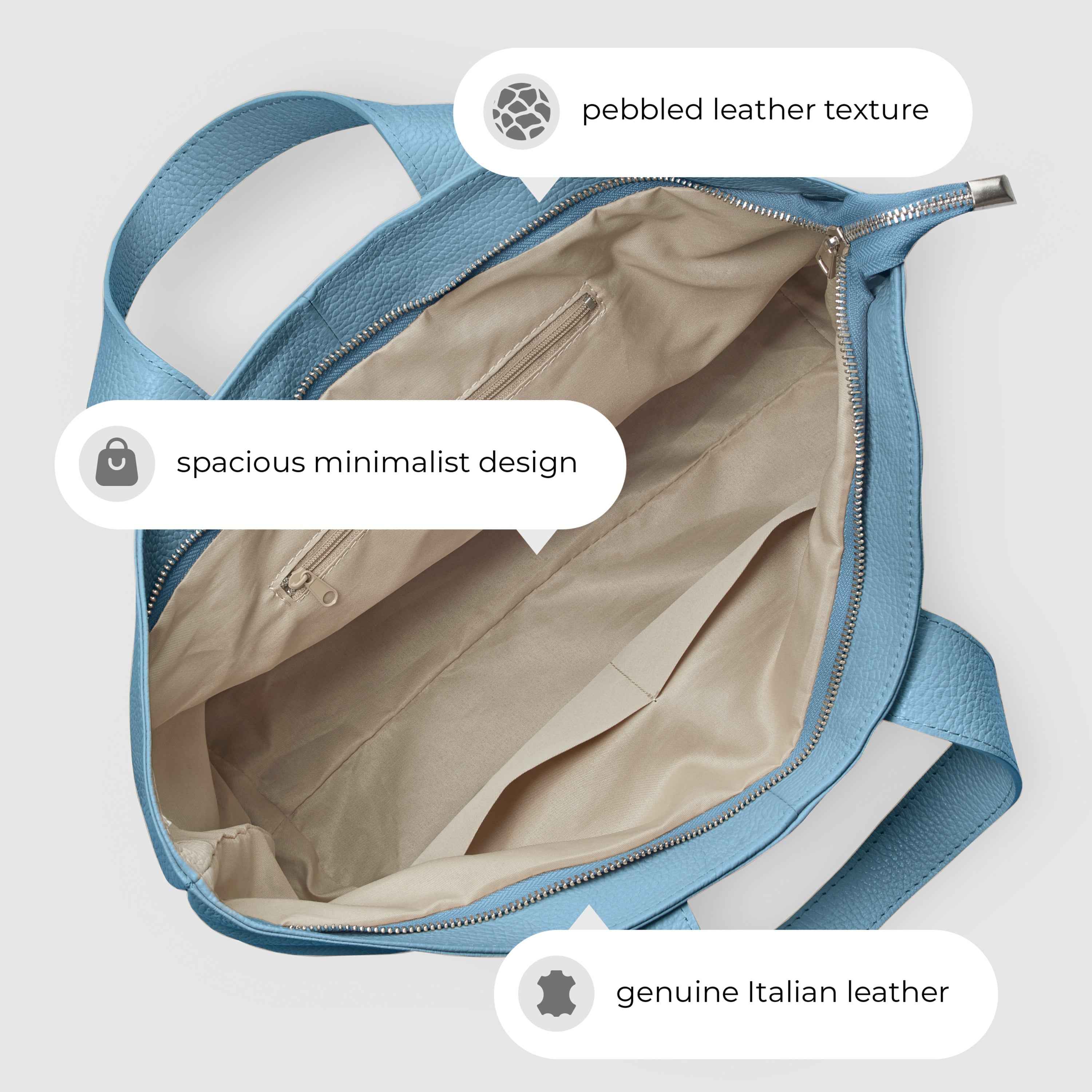 Calf Leather Tote Bag 122500