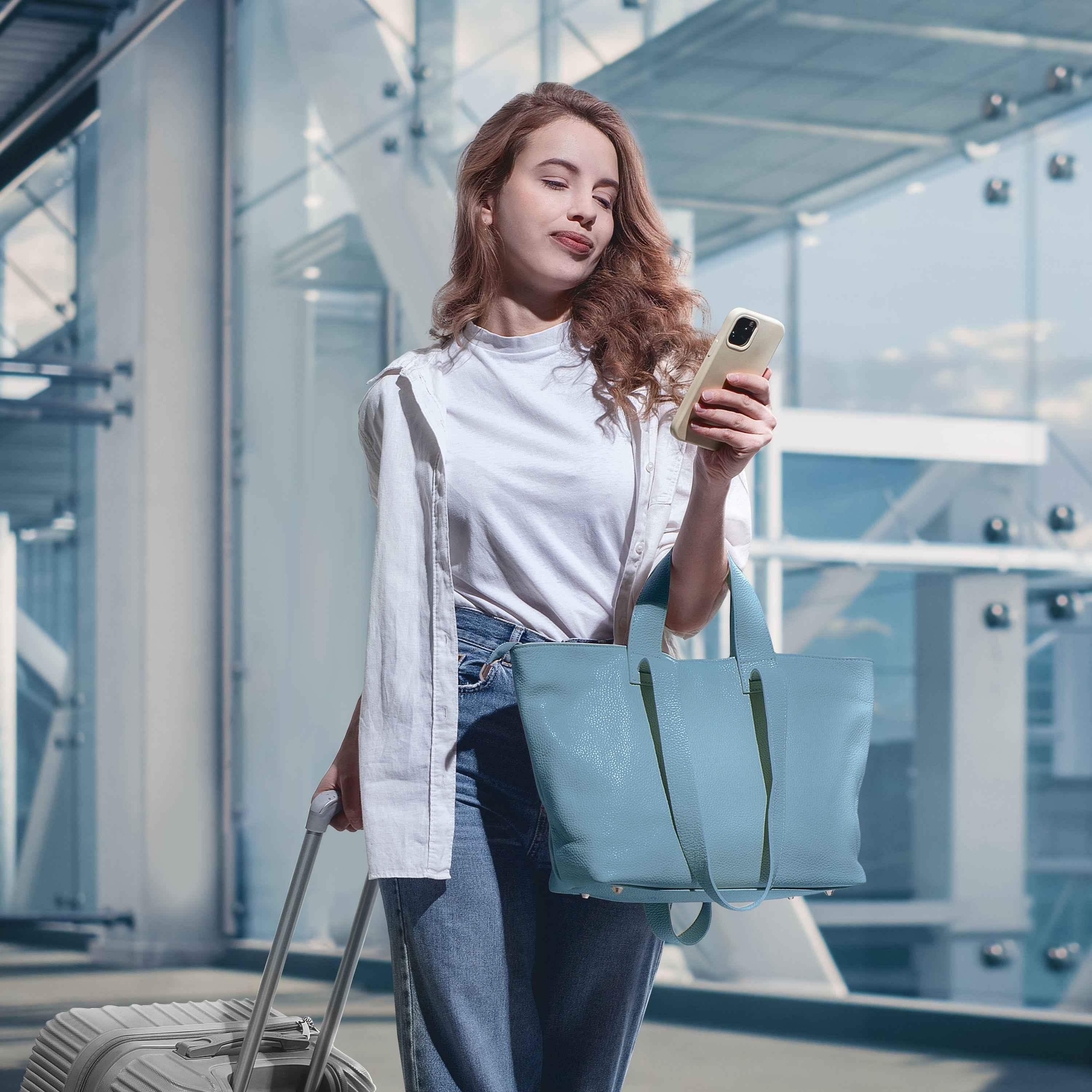 Calf Leather Tote Bag 122500