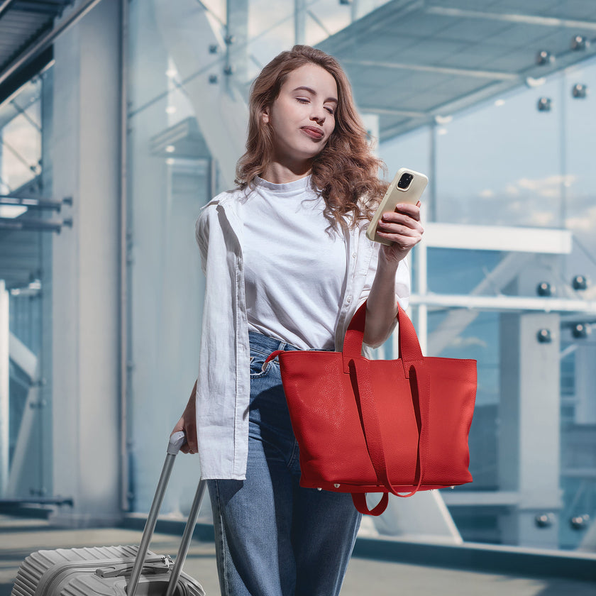 Calf Leather Tote Bag