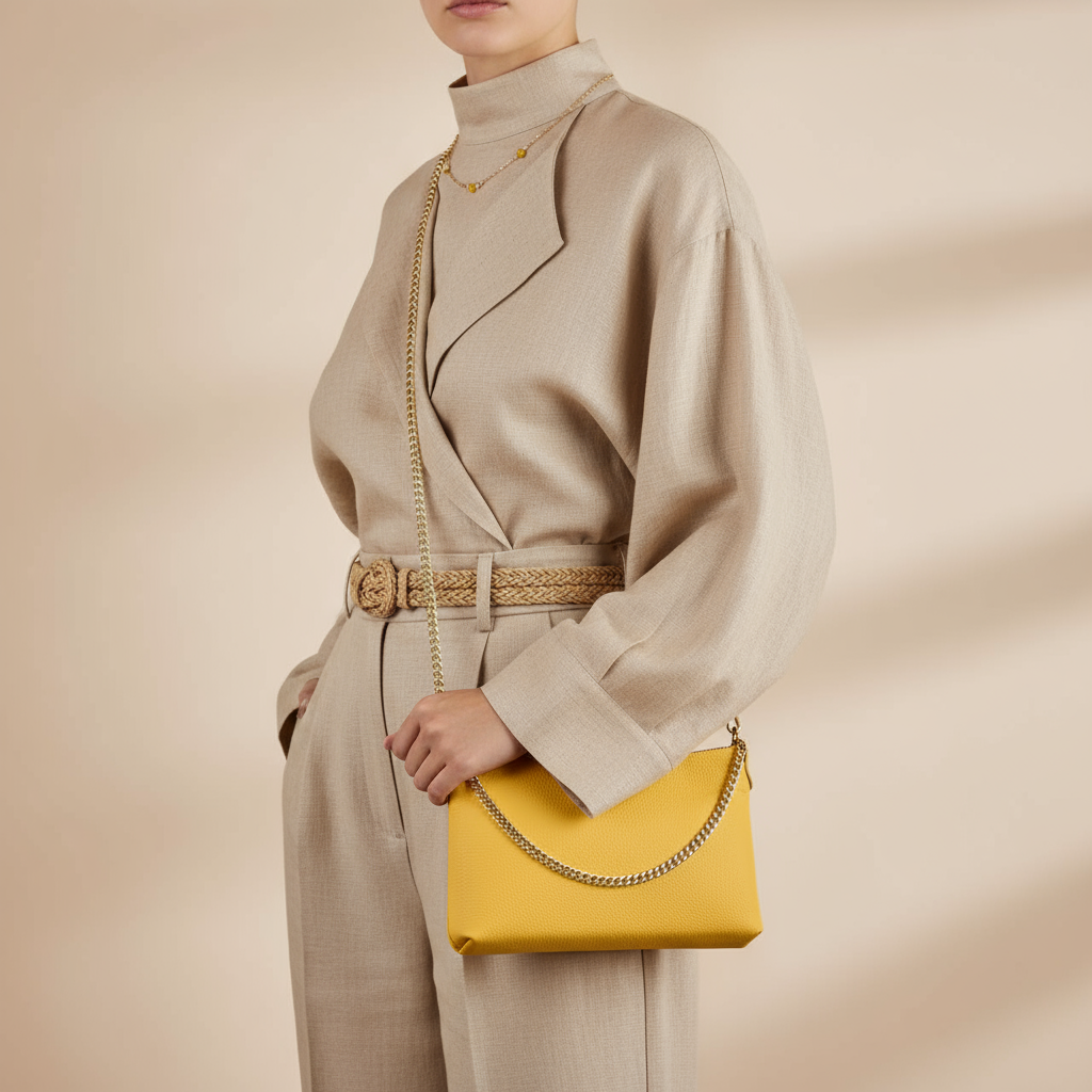 Calf Leather Crossbody Bag