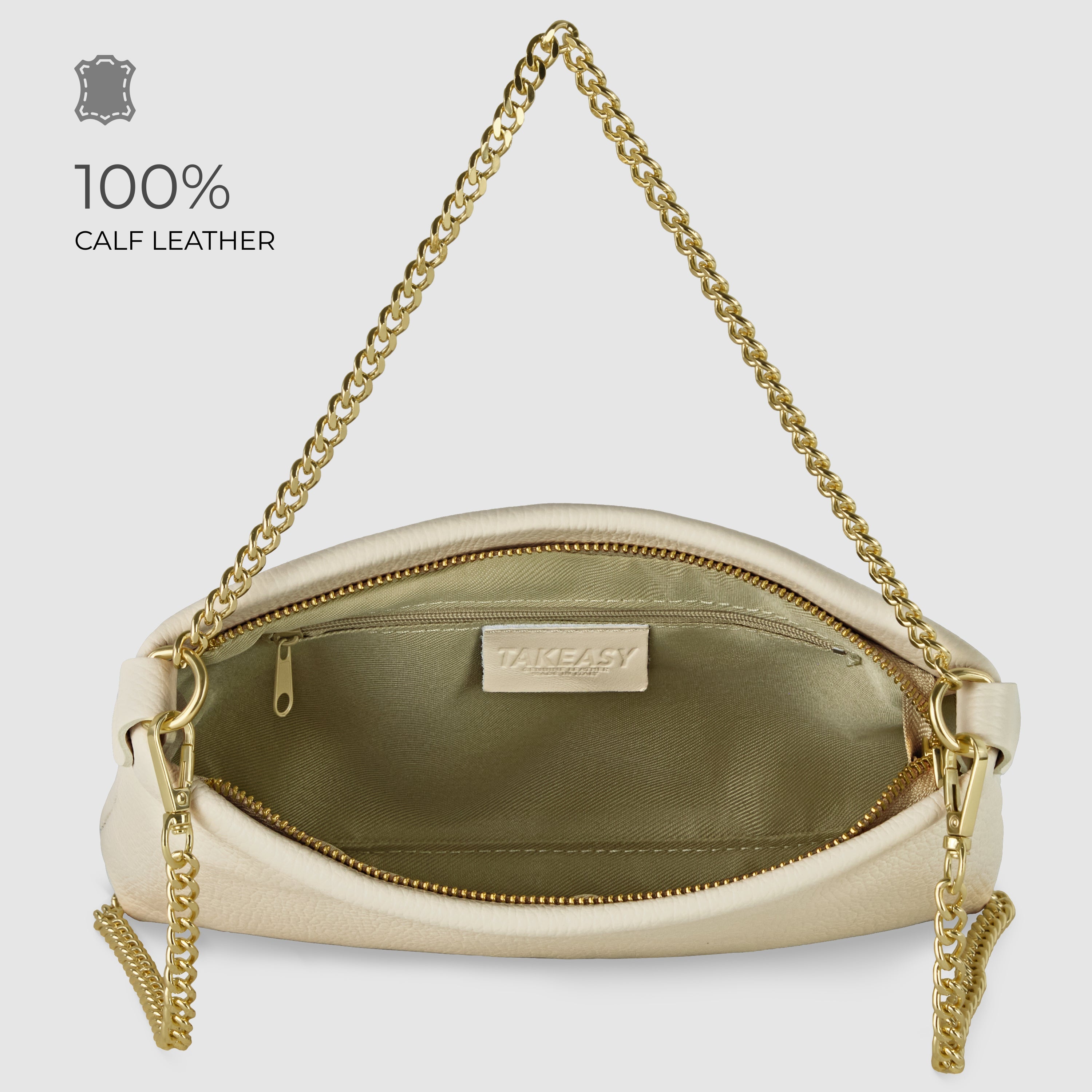 Calf Leather Crossbody Bag