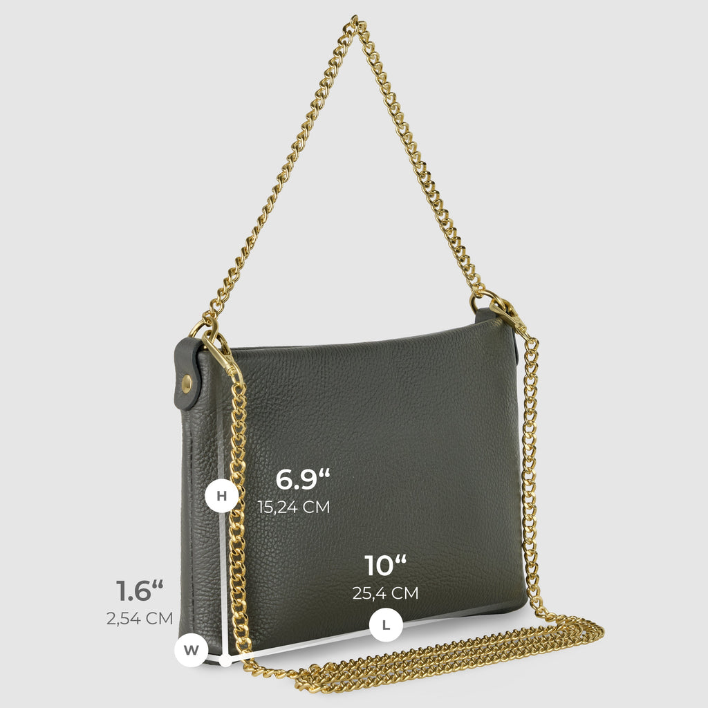 Calf Leather Crossbody Bag