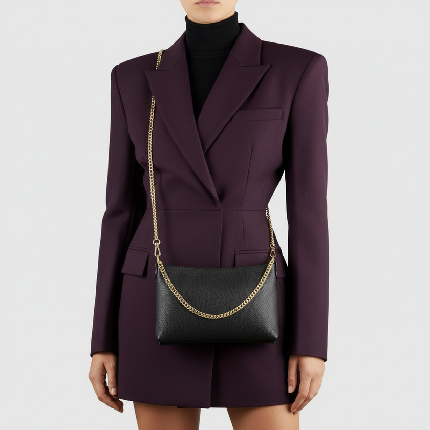 Calf Leather Crossbody Bag