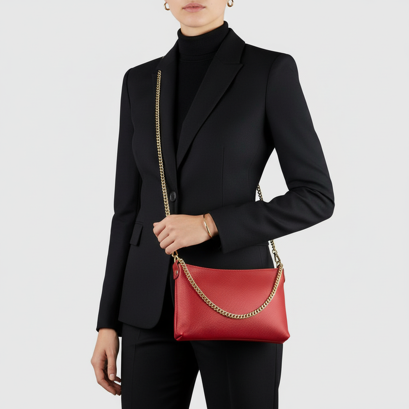 Calf Leather Crossbody Bag