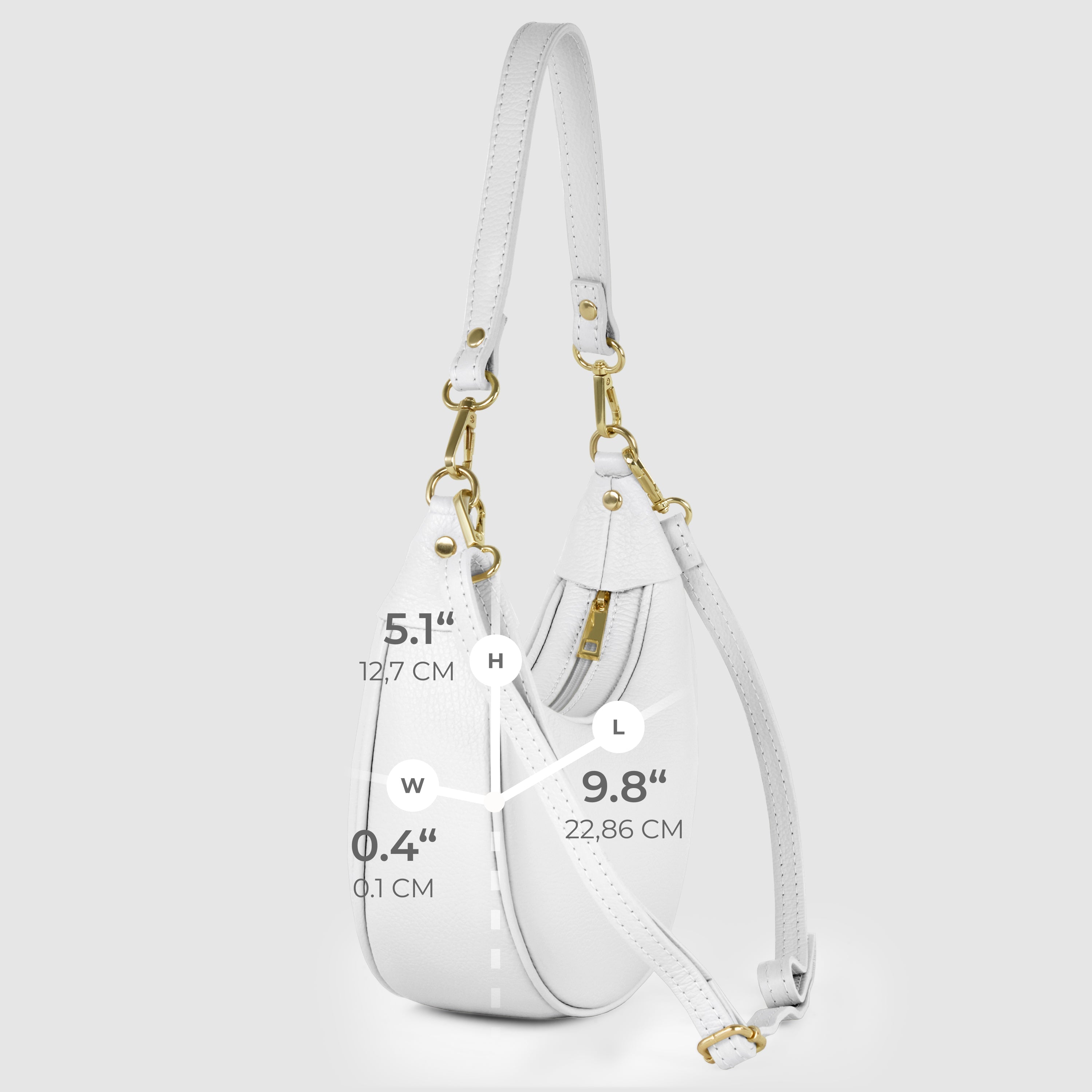 Calf Leather Shoulder Bag