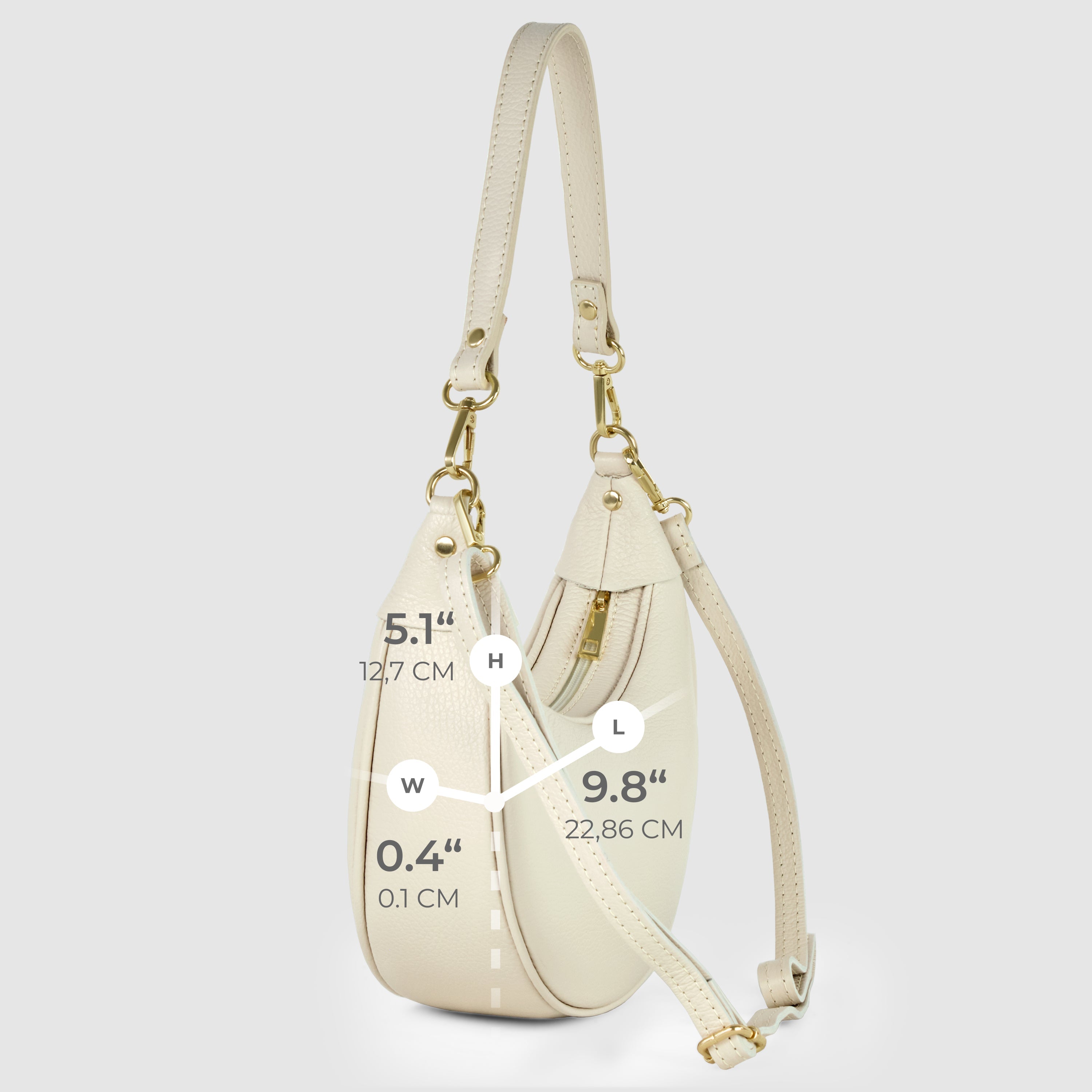 Calf Leather Shoulder Bag